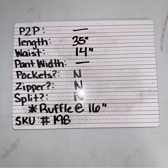 Topshop Mustard A-Line Skirt #198 - Picture 5 of 5